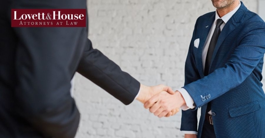 businessmen shaking hands